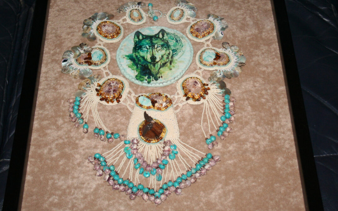 Ceremonial Artwork Beaded Necklace